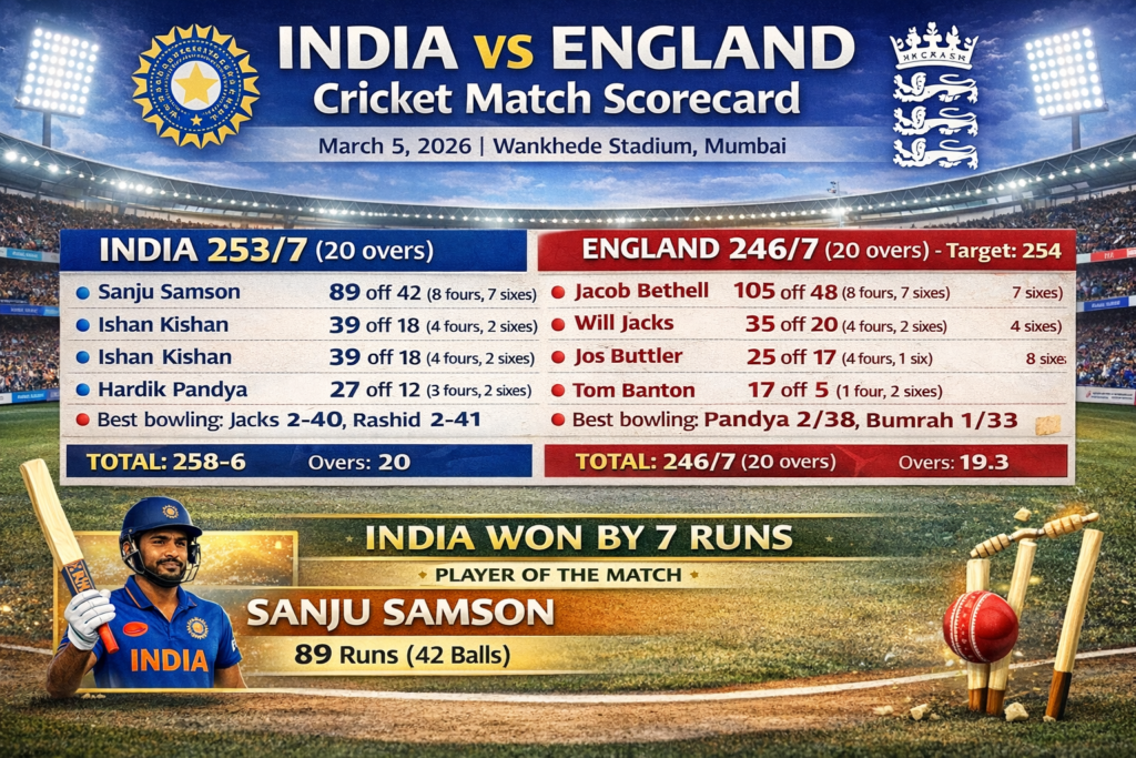 india national cricket team vs england cricket team match scorecard live now