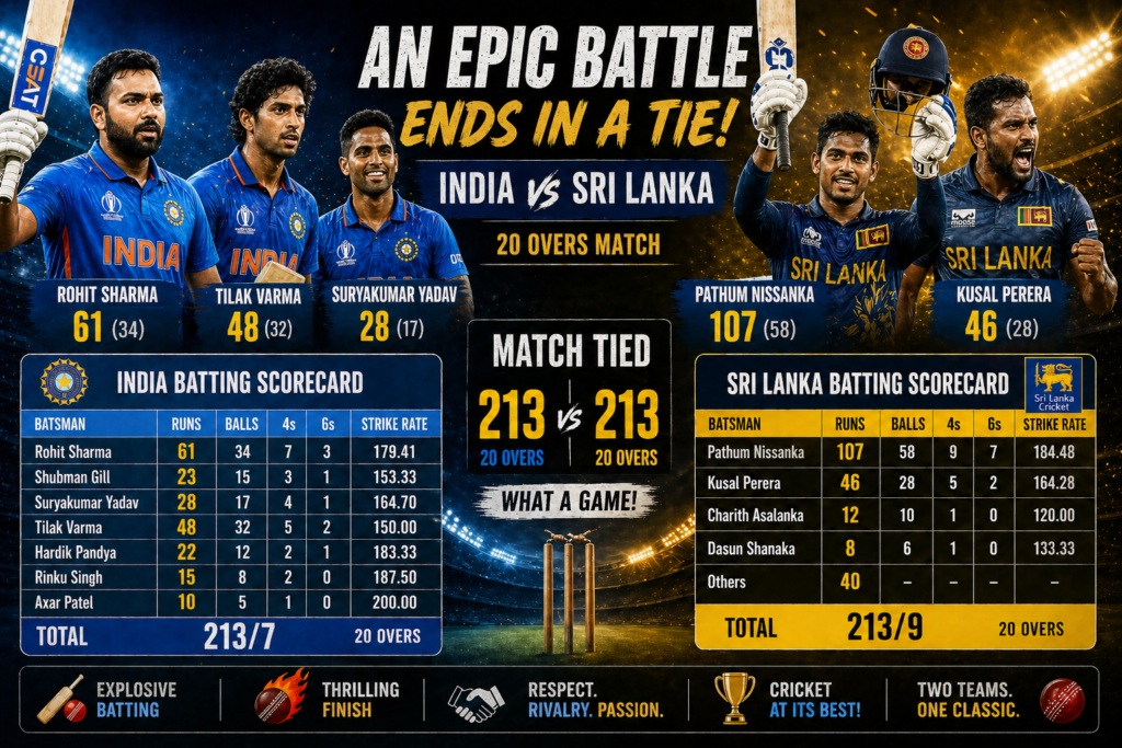 india national cricket team vs sri lanka national cricket team match scorecard live now
