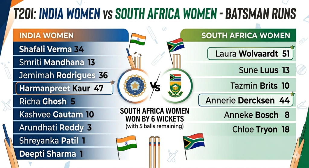 check out india women's national cricket team vs south africa women's national cricket team match scorecard