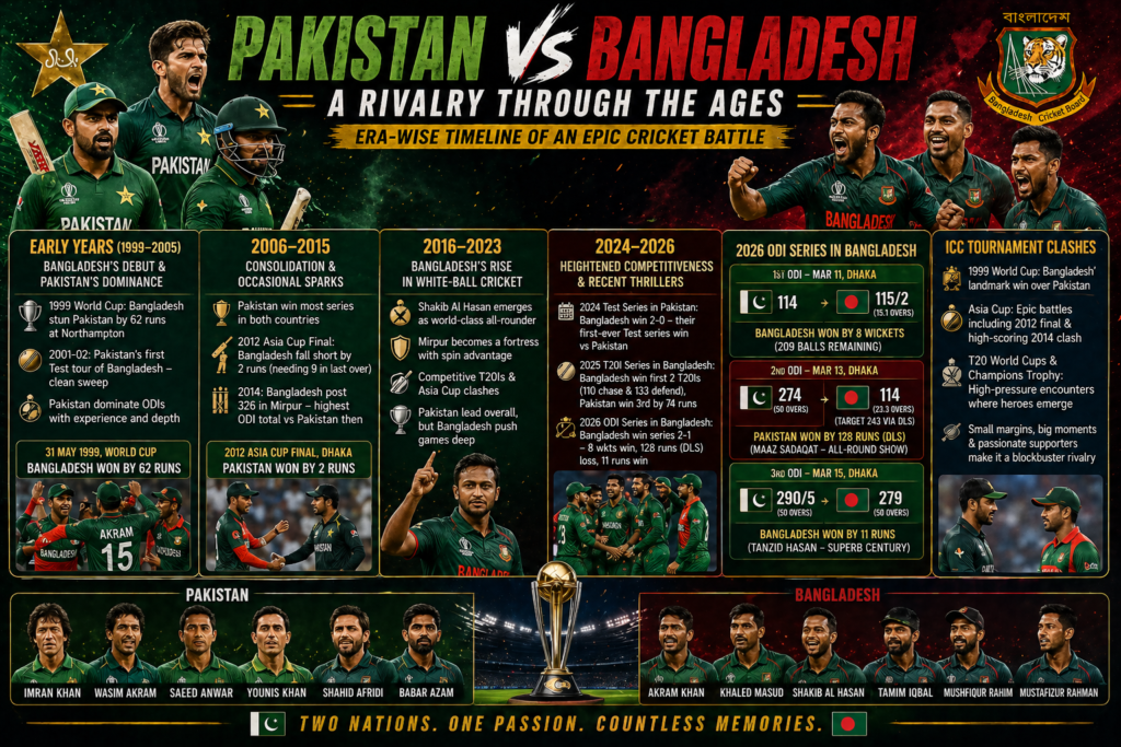 pakistan national cricket team vs bangladesh national cricket team timeline updated today