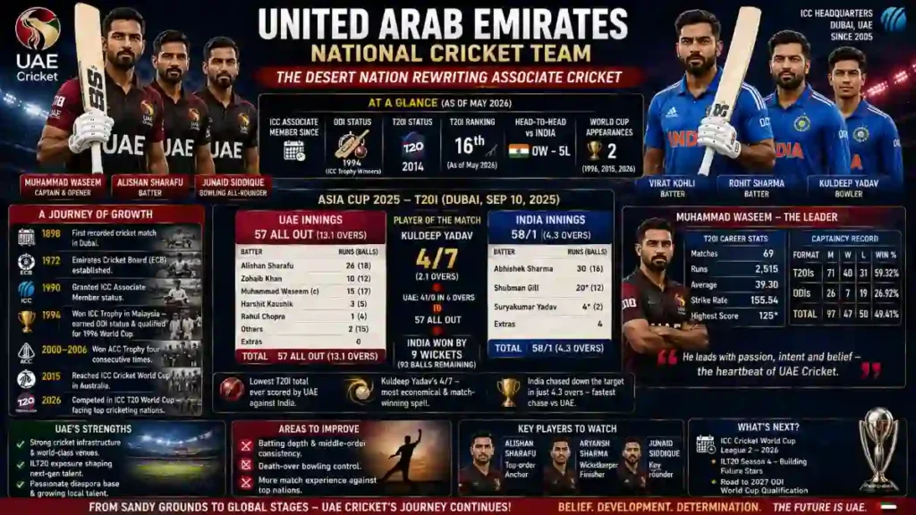 United Arab Emirates National Cricket Team