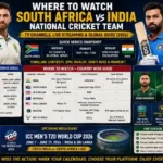 Where To Watch South Africa National Cricket Team Vs India National Cricket Team