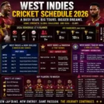 west indies cricket schedule